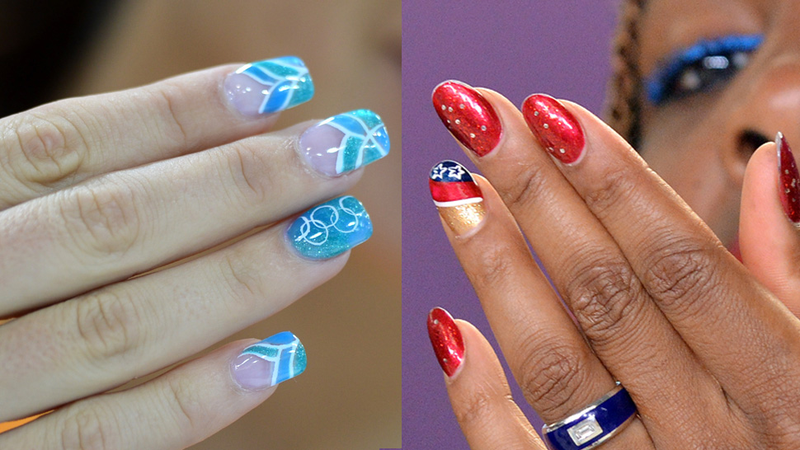 Illustration for article titled Your Olympic Nail Art Roundup